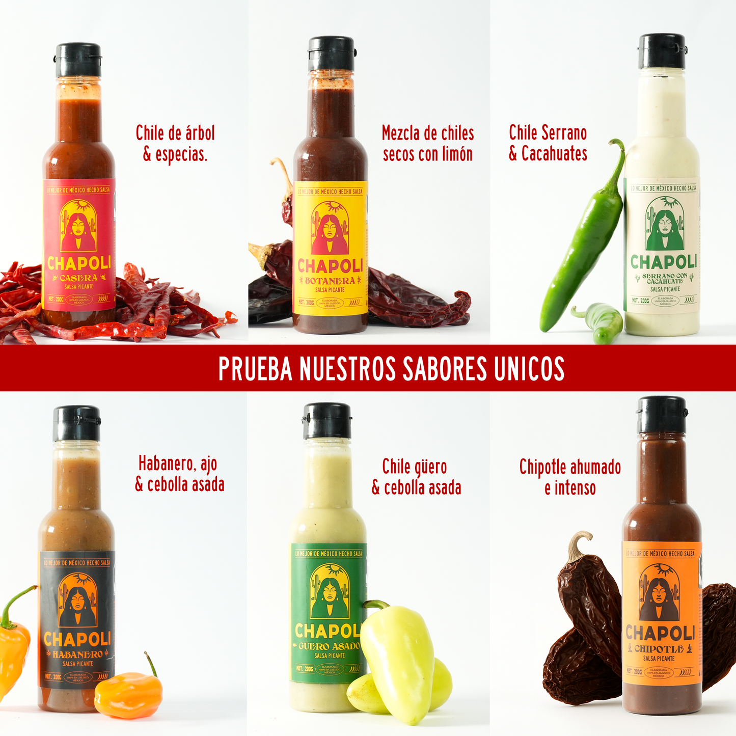 Crea Tu Caja Mix 6 Salsas